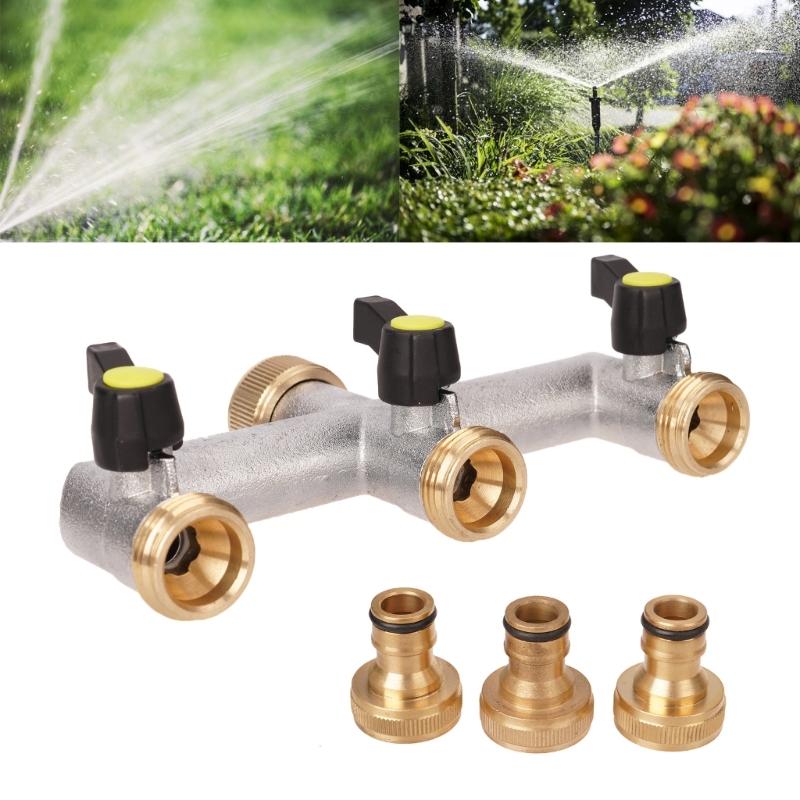 Модернизации 3-ходовой адаптер для крана Удобное 3-ходовое распределение воды Простой в использовании 3-ходовой водяной адаптер Гибкий водяной адаптер