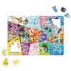 Maggie Vwat Kids Learn Pokemon 80 Pieces Puzzle Types, [Child Puzzle]