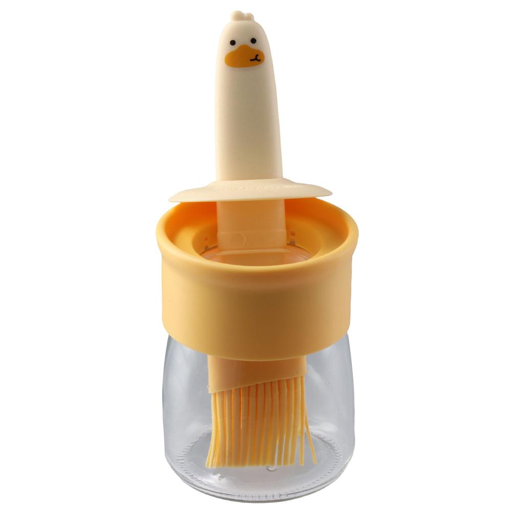 Silicone Oil Bottle High Temperature Resistant Integrated Oil Brush New Divided Oil Pot Kitchen