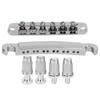 Electric Guitar Bridge Full Set 12 String Zinc Alloy Silver Guitar Parts Accessories