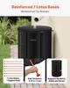 Collapsible Rain Barrel, 380 L Portable Rain Water Collection Barrel, 1000D PVC Rainwater Collection System, Garden Water Catcher Tank Storage