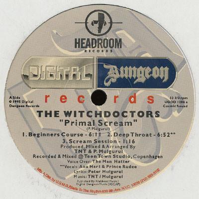 12-дюймовая пластинка WITCHDOCTORS - Primal Scream Therapy UGDD1206 Digital Dungeon 1995 US Танцевальная и Электронная Б/У