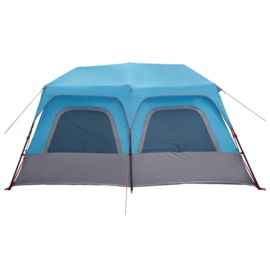 Instant Tent Blue 8 Person Tent 185T Polyester with PU Coating