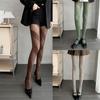 Fashion Women Tights Elegant Lattice Texture Design Breathable Nylon Fabric Elastic Fit Jacquard Knit Winter Tights
