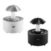 Rotating Umbrella Water Drop Humidifier Large Capacity Essential Oil Diffuser for Bedside Table Home Living Room Desktop Bedroom