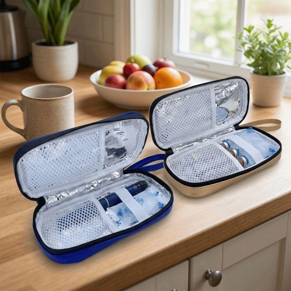 Portable Insulin Travel Cooler Case Waterproof Medicine Organizer Box Insulin Cooling Bag  Office
