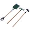3Psc/Set Metal Garden Spade Rake Tools For Dolls House Miniatures Accessories