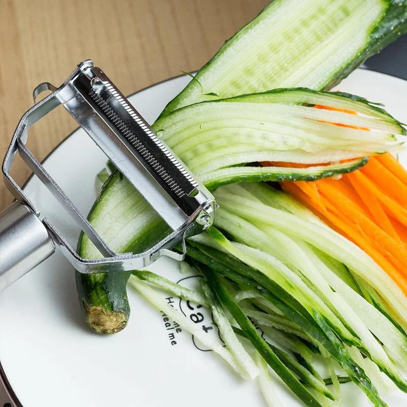Нержавеющая Сталь Фрукты и Овощи Овощечистки Julienne Cutter Инструменты Многофункциональные Картофель Морковь Очистители Терка Кухонные Гаджеты