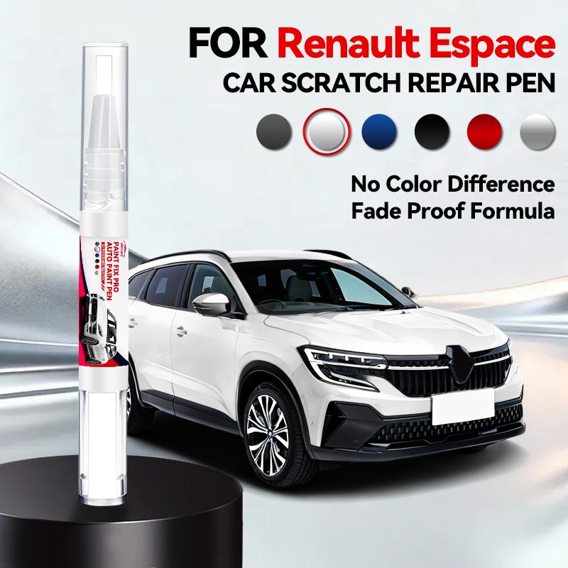 For Renault Espace Car Paint Repair Pen Touch Up Scratch Remover DIY Auto Accessories Pearl White QXA Gray Star Black GNE Brown