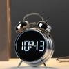 Student Alarm Clock with Extra Loud Metal Chime - Essential for Heavy Sleepers Multi-Functional Plug-In Clock for Kids