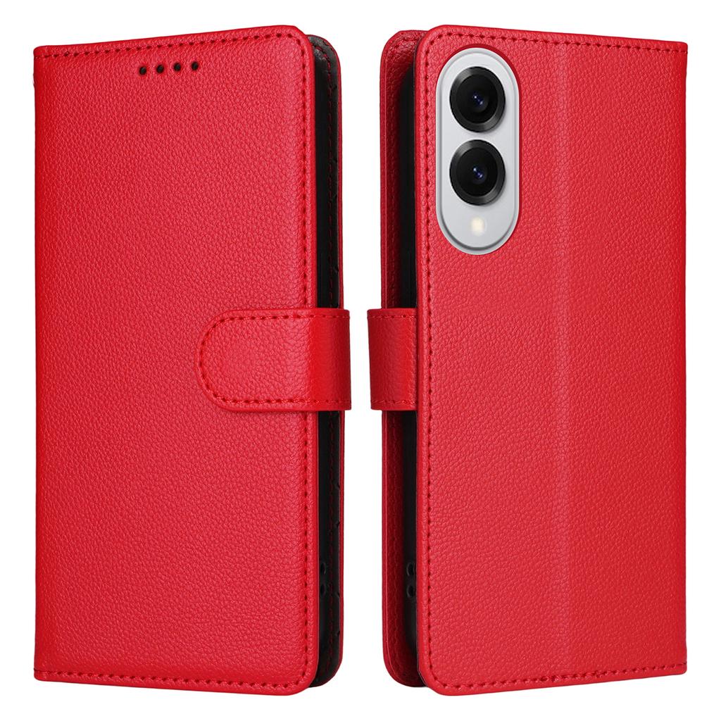 Чехол-книжка для Samsung Galaxy S25 Edge с блокировкой RFID, 3 слотами для карт, кожаный чехол для телефона из ПУ с ремешком на запястье