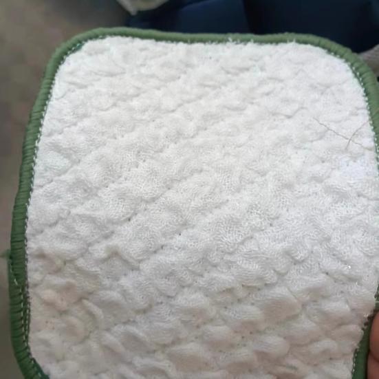 1/2/5/10 шт. Салфетка для мытья посуды из древесного волокна, Двусторонняя чистящая салфетка с тканью из серебряной нити, Многоразовое кухонное полотенце