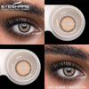 Brown Lenses 1 Pair Colored Contact Lenses for Eyes for Dark Eyes Natural Eye Contacts Fashion Lenses Yearly Blue Lens