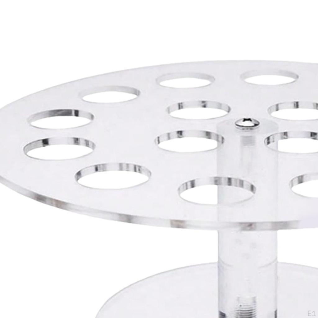 Ice Cream Cone Holder,Waffle Holder,Multi Holes Pastry Rack,Cone Display Stand,Acrylic