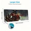 Diablo Color Mouse Pad Large Gaming Table Cushion Non-slip Laptop Tablet Big Mousepad XXL Mat Mini PC Playmat With Lock edge