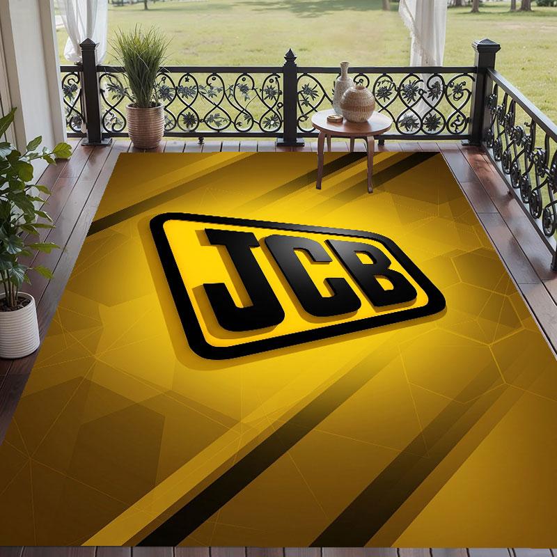 Soft Floor Carpet JCB Pattern Area Rug Decorative Mat For Home Room Decoration