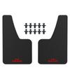 Car Universal Black RED Carbon Fiber Effect Splash Guards Mud Flaps Molded Mudguards Fender Cover Front Rear Styling Accessories