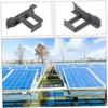 10/30Pcs Solar Panel Drainage Clips Roof Solar Panel Frame Cleaning Photovoltaic Panel Water Guide & Mud Clamp