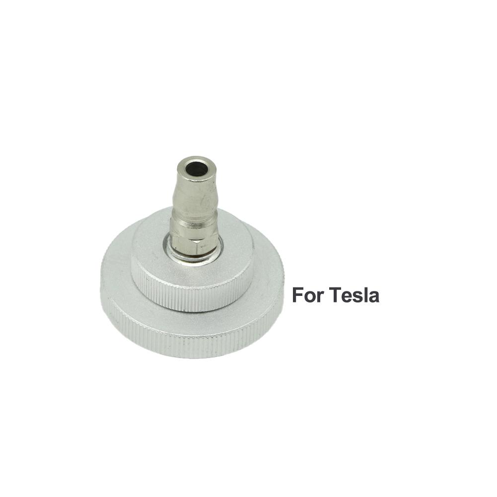 Aluminum Alloy Car Master Cylinder Brake Bleeder Cap Adapter for Manual Brake Power Fluid Bleeding Pneumatic Brake Fluid Bleeder