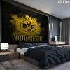Borussia Custom Name Wall Tapestry Aesthetic Wall Hanging Printed Fabric Blanket Decorative Tapestries for Bedroom Living Room Home Decor