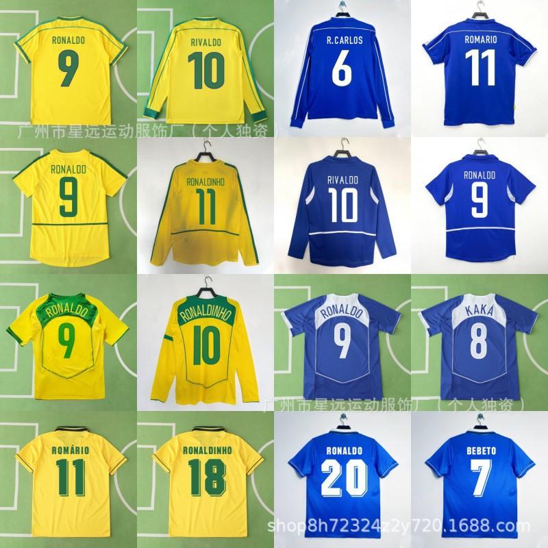 98 Brazil Retro Football Jersey Short Long Sleeve National Team World Cup Soccer Shirt Men Women Sports