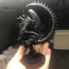 Статуя инопланетянина, 3D-печатная фигурка существа ужасов из смолы, украшение, 6 дюймов, коллекционная скульптура инопланетянина, настольный декор, подарок для фаната научной фантастики