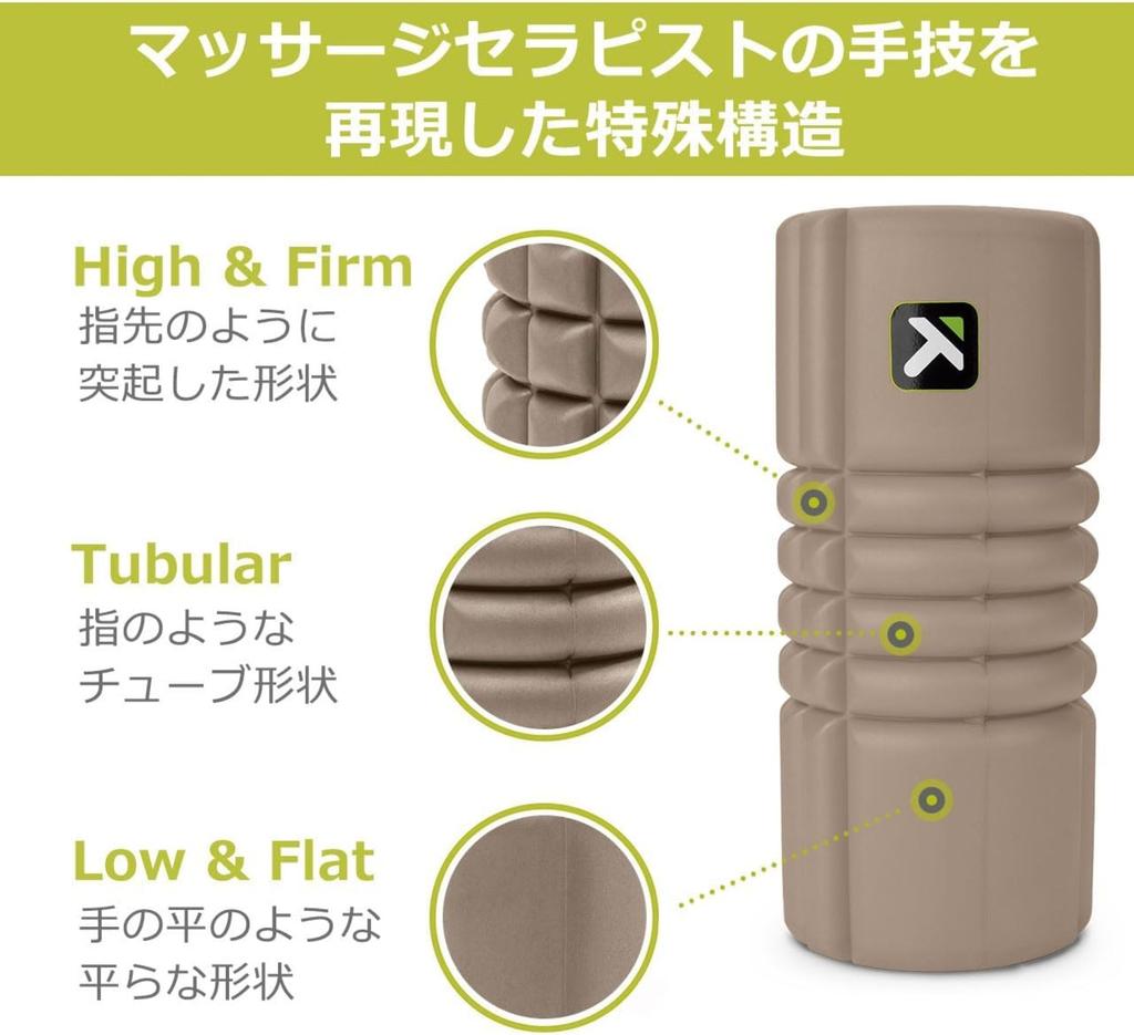 TRIGGERPOINT Grid Travel Пенный ролик, Ролик для растяжки, Компактный, Портативный, Легкий, Шоколадный