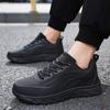 Men Synthetic Leather Sports Shoes Are Lightweight Soft Comfortable Black Casual Shoe for Jumping Fitness Waterproof Sneakers 48