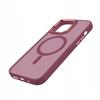 Case for iPhone 14 Pro Magsafe Magmat Reinforced Case Burgundy + Glass