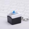 Mechanical Switch Keychain With Led Light Keyboard Key Chain Fidget Toy Keycap Stress Relief Novelty Toys Fidget Button Keyring
