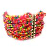 Les Trésors De Lily [K6533] — Дизайнерский браслет Calcutta разноцветного розового цвета.