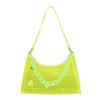 2025 Summer New Fashion Women's Bags Ins Small Fresh Jelly Bag Solid Color Transparent Women's Armpit Bag Small Shoulder