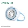 Starbucks Blue Lily of the Valley Travel Thermos Mug