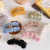 Winter Headwear Korean Style Hair Clip Plastic Grasp Clip Female Hair Accessories Plush Hair Claw