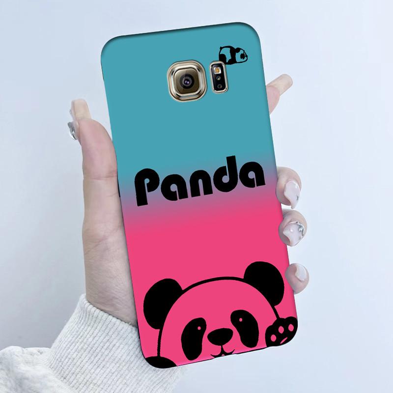 For Samsung Galaxy S6 G920F S6 edge G925F Phone Case Popular Butterfly Flower Girl Design Soft Silicone TPU Back Housing Covers