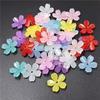 5 Petals Flower Jewelry 20pcs Jelly Color Accessories Receptacle Hair Accessories Making DIY Handmade Material Fashion