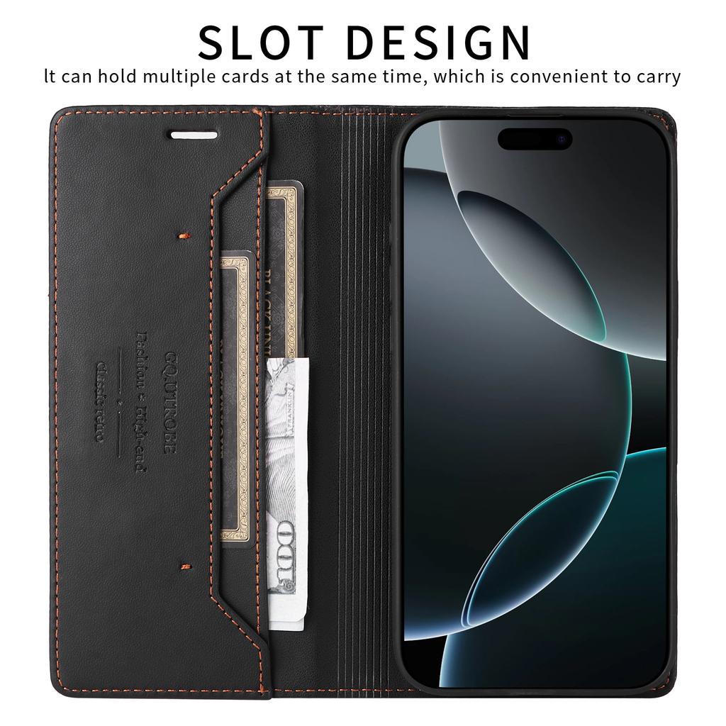 Роскошный кожаный чехол для Xiaomi Flip Folio RFID Blocking Wallet Kickstand Защитный чехол-кобура для Redmi Note14 Redmi12C Xiaomi 14T 11T 12T Poco X7