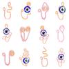 False Poor Poistic Nail 12 -Piece Set Open Open The Size And Exemption Of Perforated Nasal Clamps Fake Holes And Nasal Ring