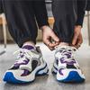 Модная повседневная спортивная обувь для мужчин 2025 Новая летняя сетчатая дышащая удобная обувь на толстой подошве Модный тренд Низкие массивные кроссовки