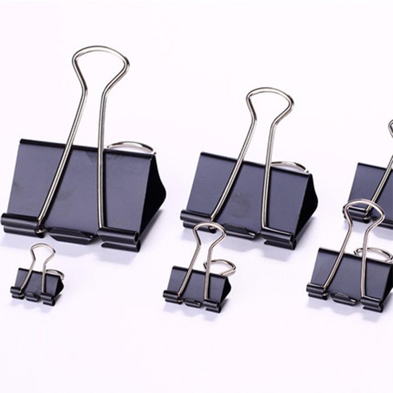 Colored Metal Long Tail Paper Clips for Office and School