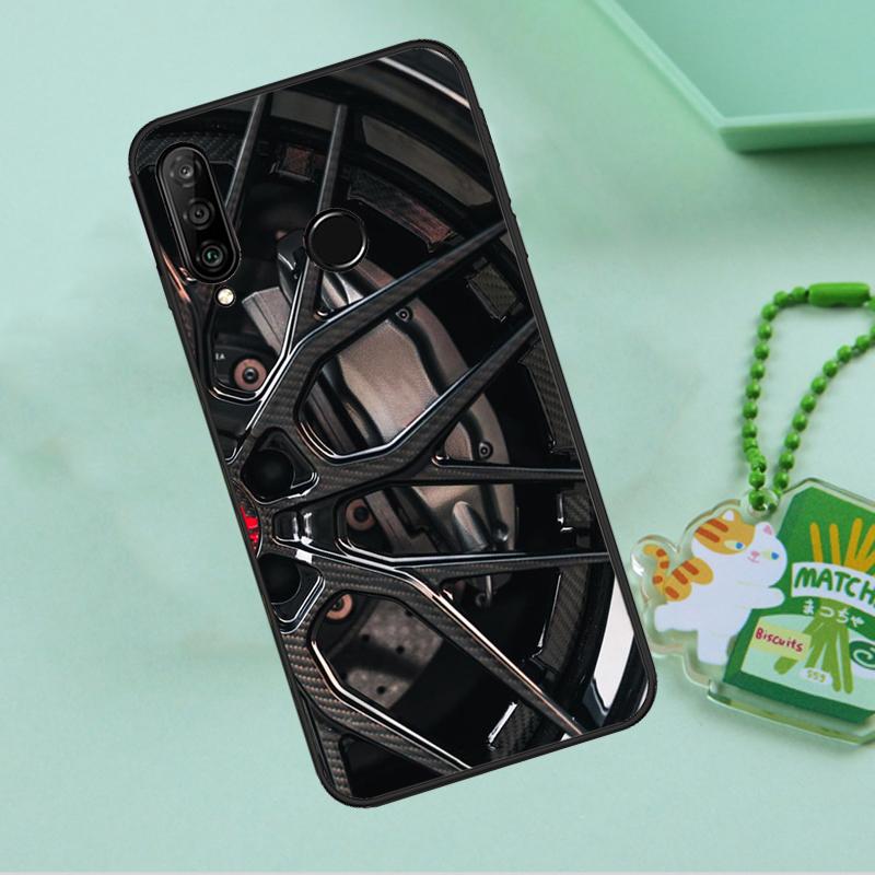 Колесо спортивного автомобиля Шина Скорость Для Huawei Nova 12s 12i 11i 7i 8i 9 10 SE Y91 Y90 Y60 Y70 Y72 Y61 P60 Pro P30 P40 Lite Чехол