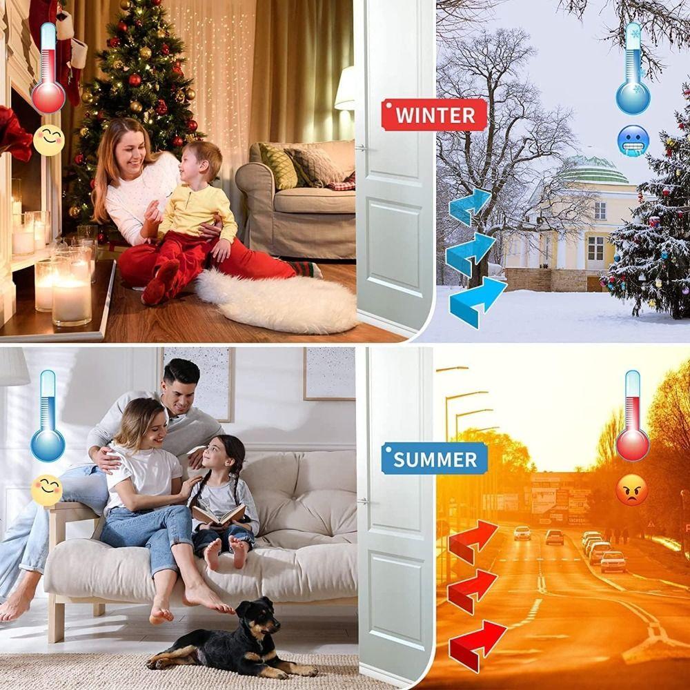 Noise Cold Door Draft Stopper Draft Guard Door Seal for Exterior & Interior Doors