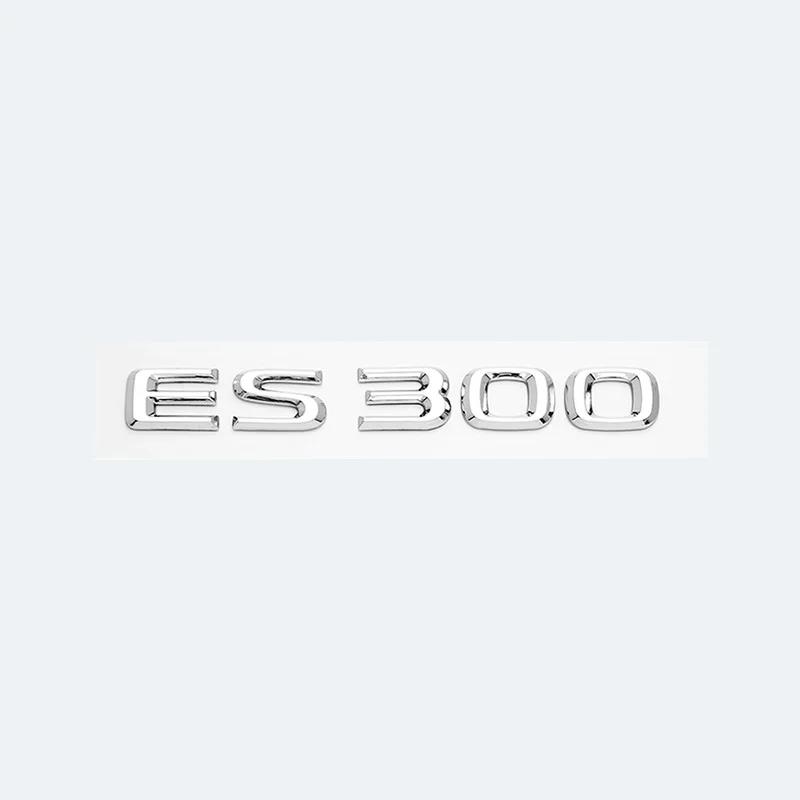 3D Metal Car Letters Rear Trunk Badge Sticker For Lexus Series ES200 ES240 ES250 ES300 ES350 Chrome Glossy Black Emblem