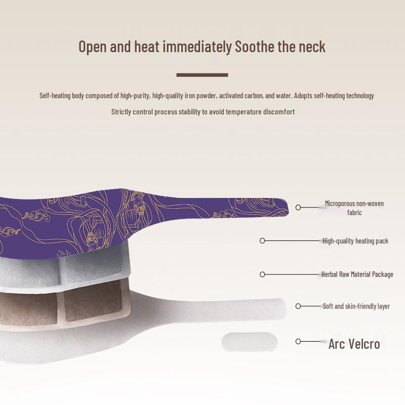 Паровой пластырь для прогревания шеи и плеч мокса - Стиль Юаньци Дарен