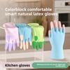 Latex Dishwashing Gloves, Household Dishwashing Gloves, Kitchen Thickened Latex Rubber Gloves, Oil-resistant Kitchen Gloves