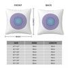 Blue And Purple Mandala Square Pillowcase Polyester Linen Velvet Creative Zip Decor Throw Pillow Case Room Cushion Cover