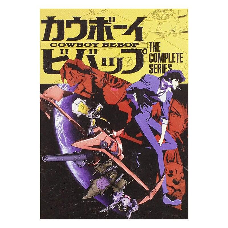 Ковбой Бибоп плакаты белая бумага аниме фигурки принты живопись фотографии гостиная бар украшения домашний декор манга наклейки на стену