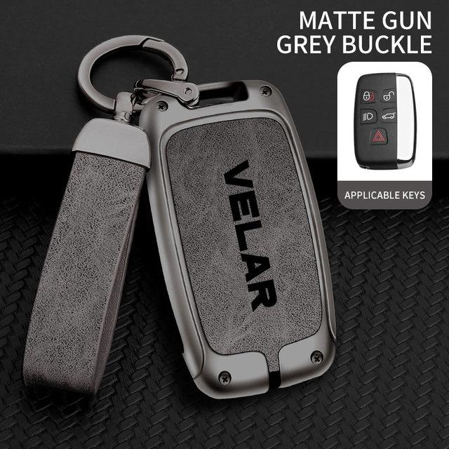 Чехол для дистанционного ключа автомобиля из цинкового сплава, чехол для Land Rover Velar, защита для дистанционного управления Land Rover VELAR, автоаксессуары