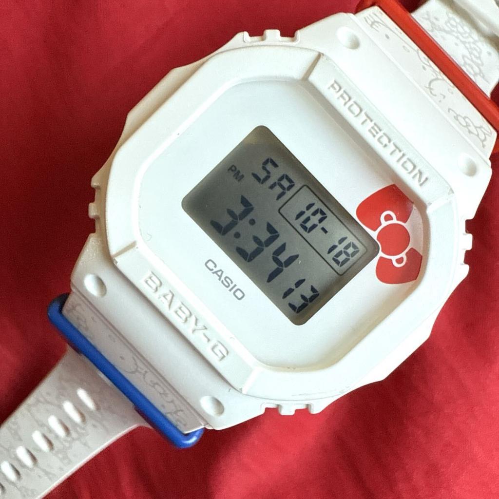 Casio Hello Kitty HELLO KITTY Серия Коллабораций Белые Часы BABY-G BGD-565 BGD-565KT-7JR