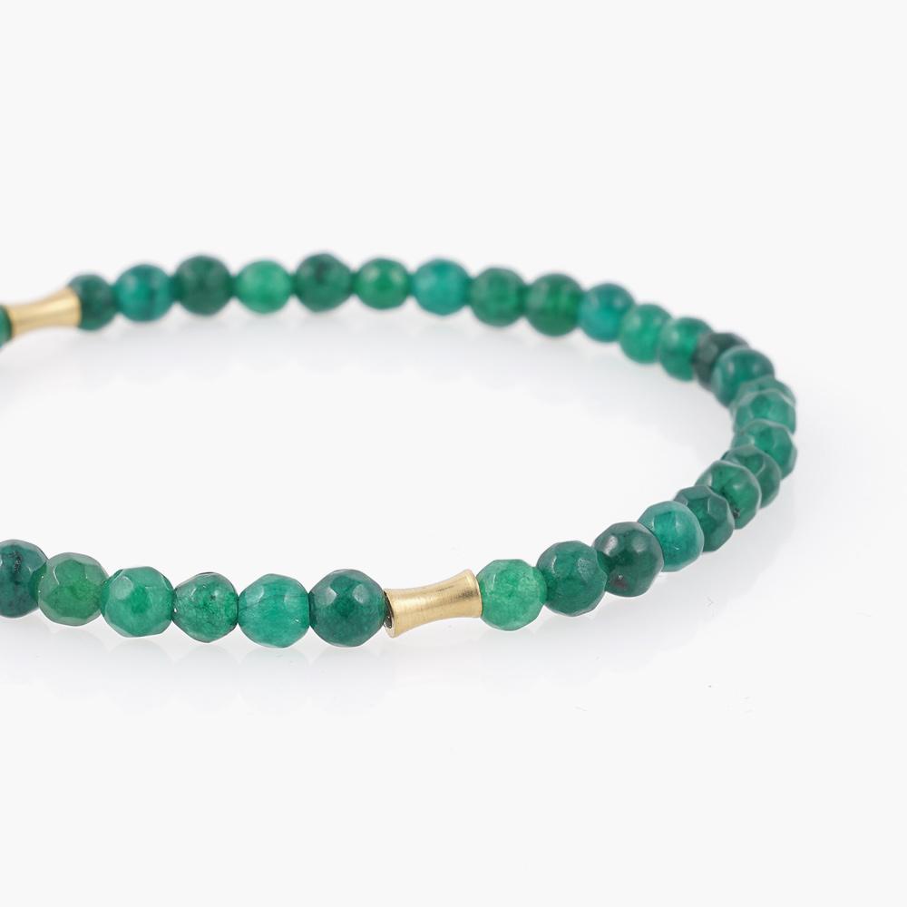 Браслет из натурального камня агата Jbans Classic Red Point Green Cut (C2501Ac1240_Gn)